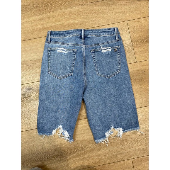 Splendid A L.A. Denim Shorts Size Large Distressed 28x9 - Picture 9 of 11